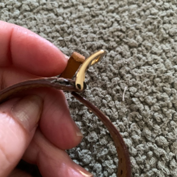 Authentic Hermes Kelly Watch Gold Lock Tan Leather band womens - Picture 13 of 14